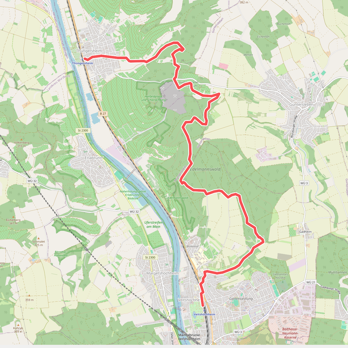 Veitshöchheim - Thüngersheim