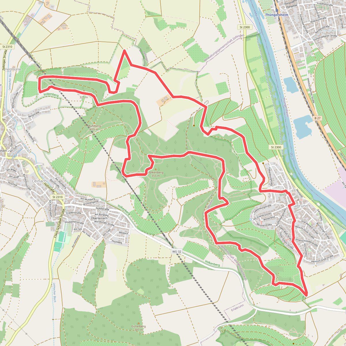 WanderErlebnisRoute Volkenberg