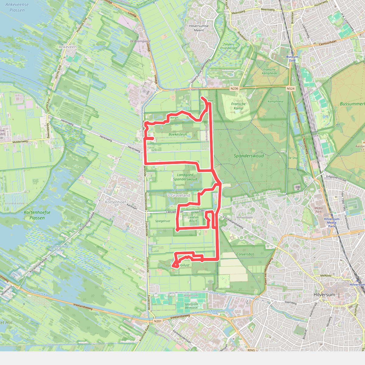Bomenroute 's-Gravelandse Buitenplaatsen