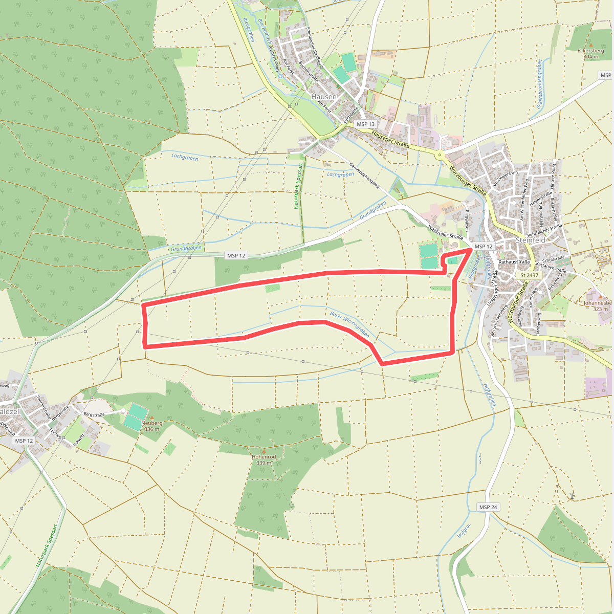 Landwirtschaftlicher Rundweg Steinfeld