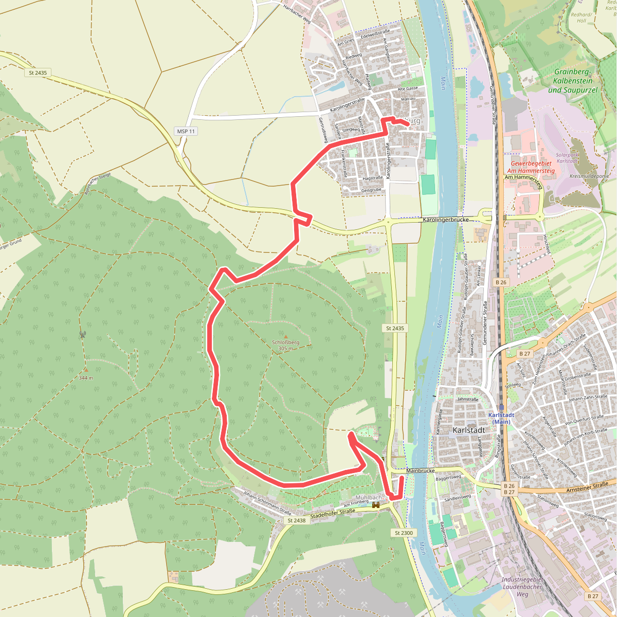 Karlstadt Wanderweg K2