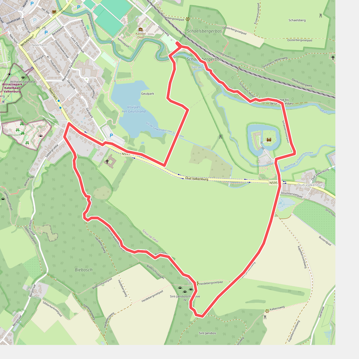 Kasteelwandeling Genhoes, Valkenburg