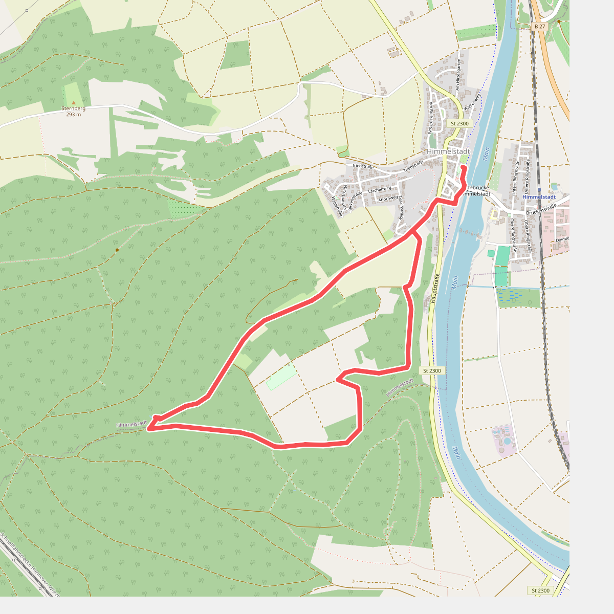 Rundwanderweg H 1 Himmelstadt "Schweinsgrube"