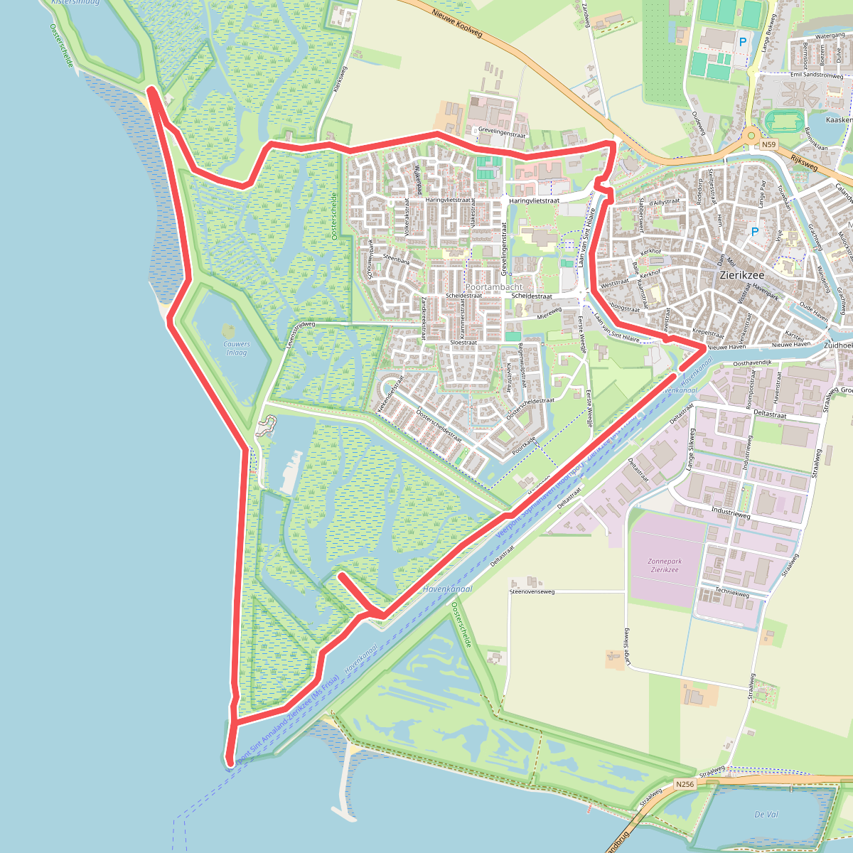 Wandelroute Levensstrijd: ‘langs water en land’, Zeeland