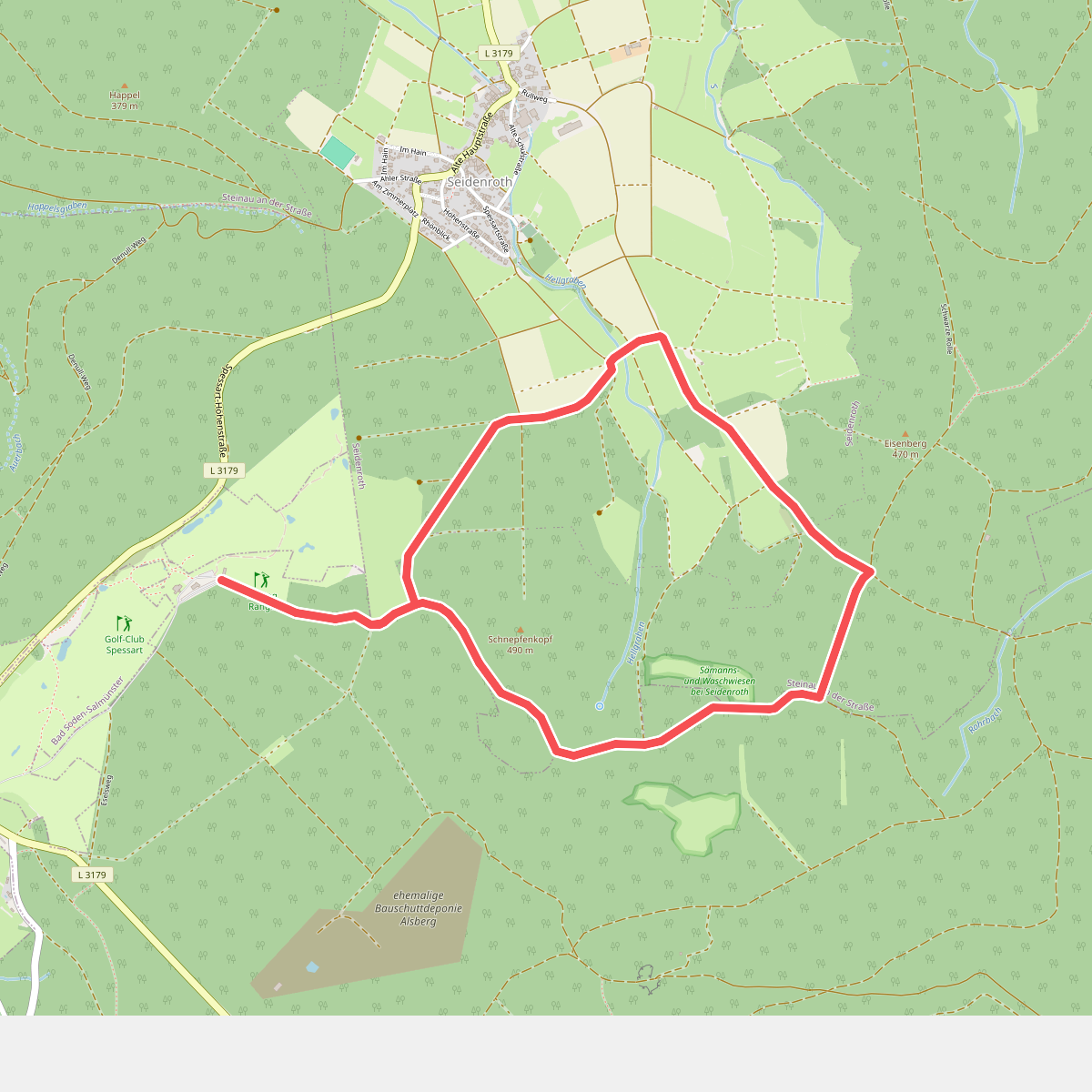 Alsberg - Golf-Club Spessart - Gelber Weg