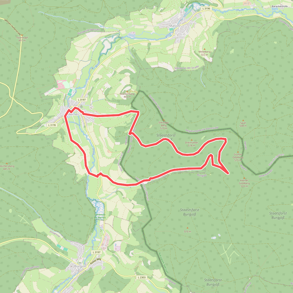 Mernes - Wanderweg Schmetterling