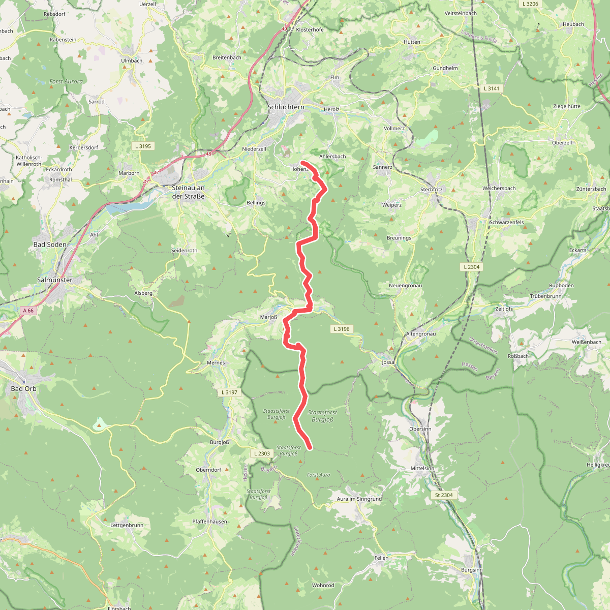 Gebietswanderweg Roter Balken