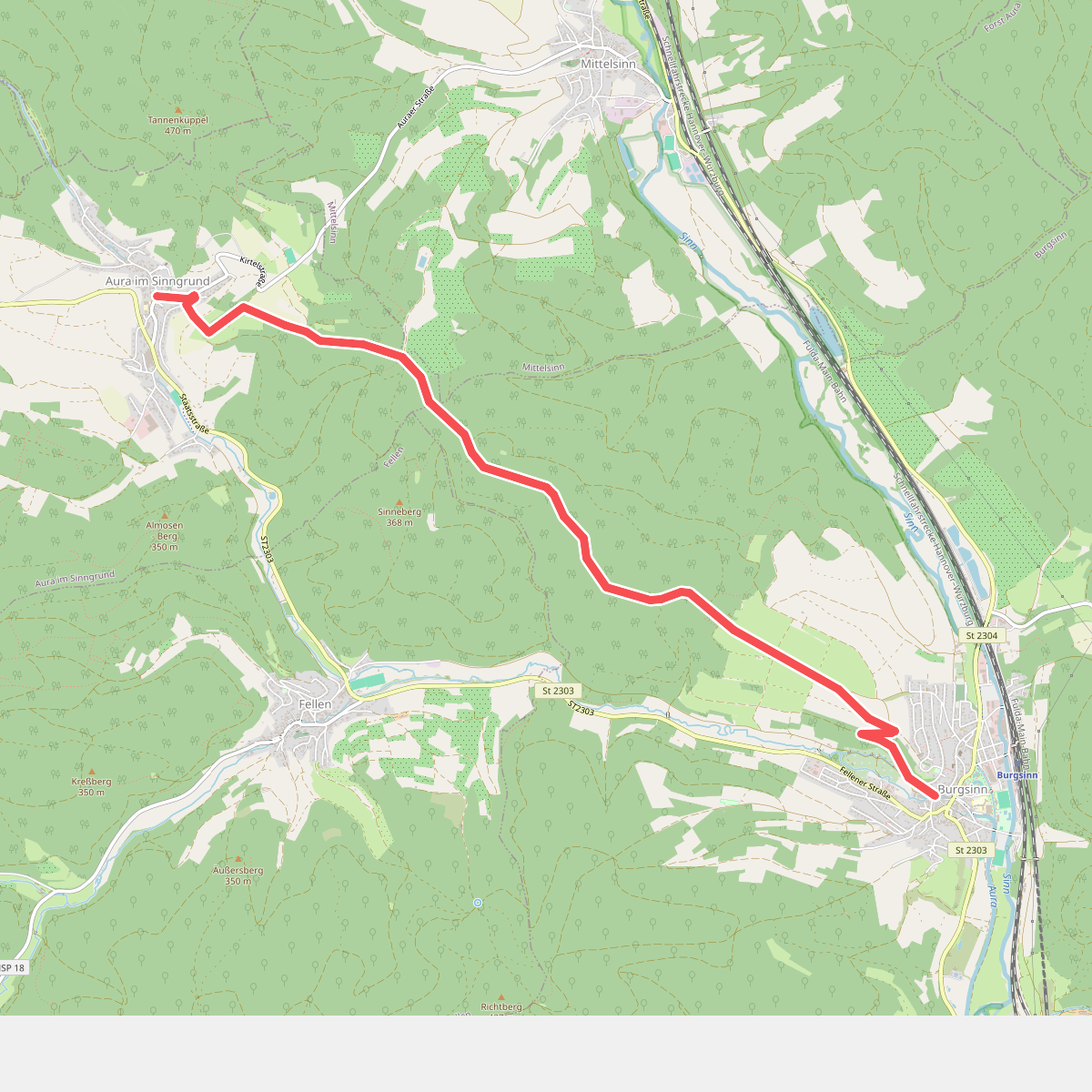 Ortswanderweg Burgsinn 2