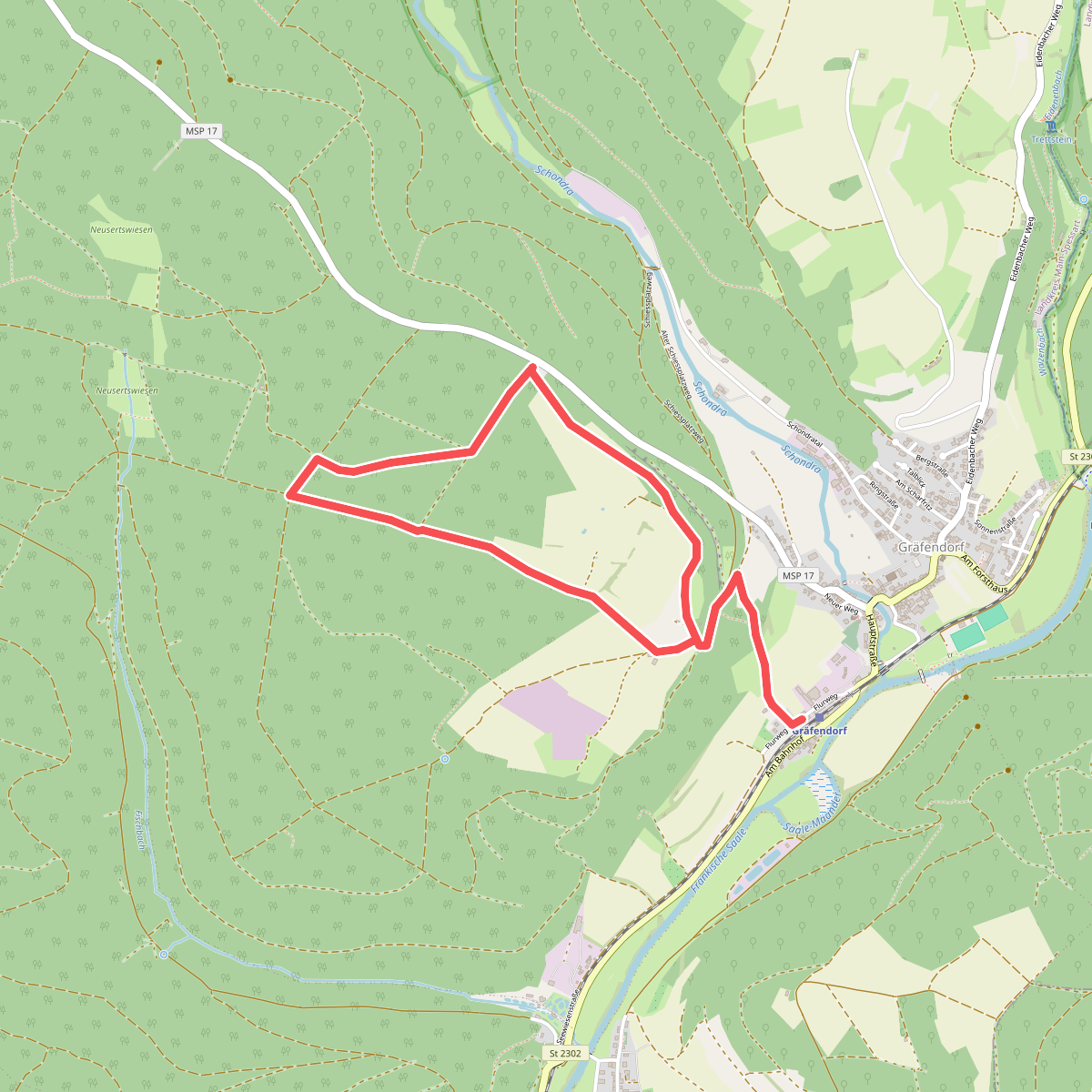 Rote Schnepfe, Gräfendorf