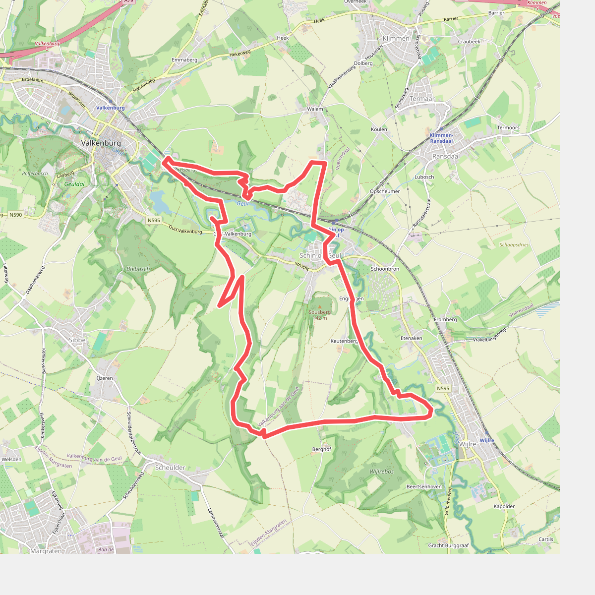 Wandelroute Genhoes