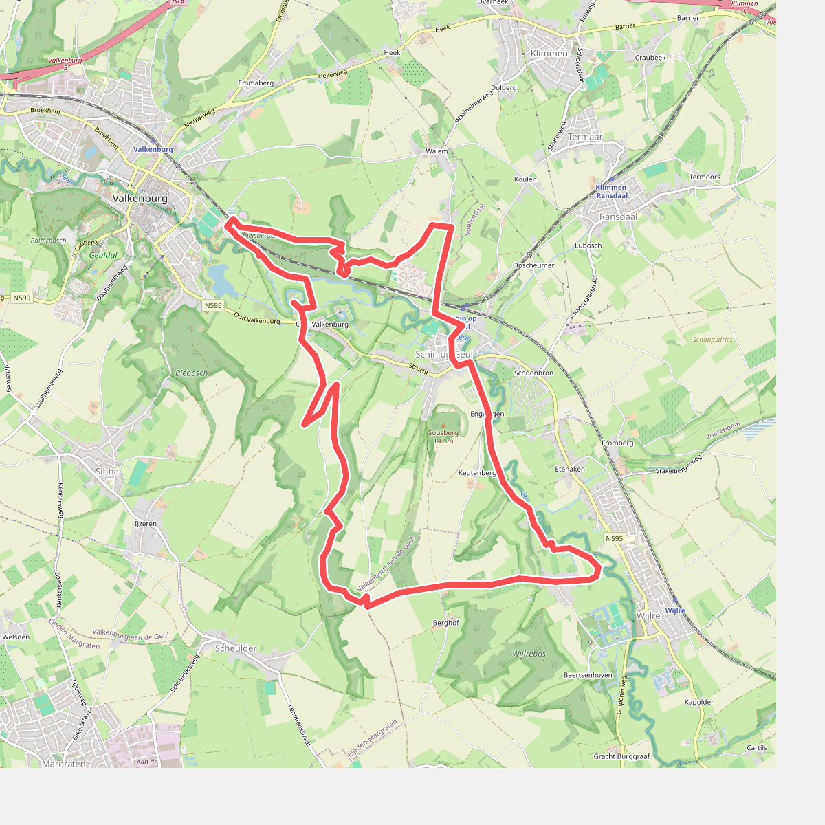 Wandelroute Genhoes