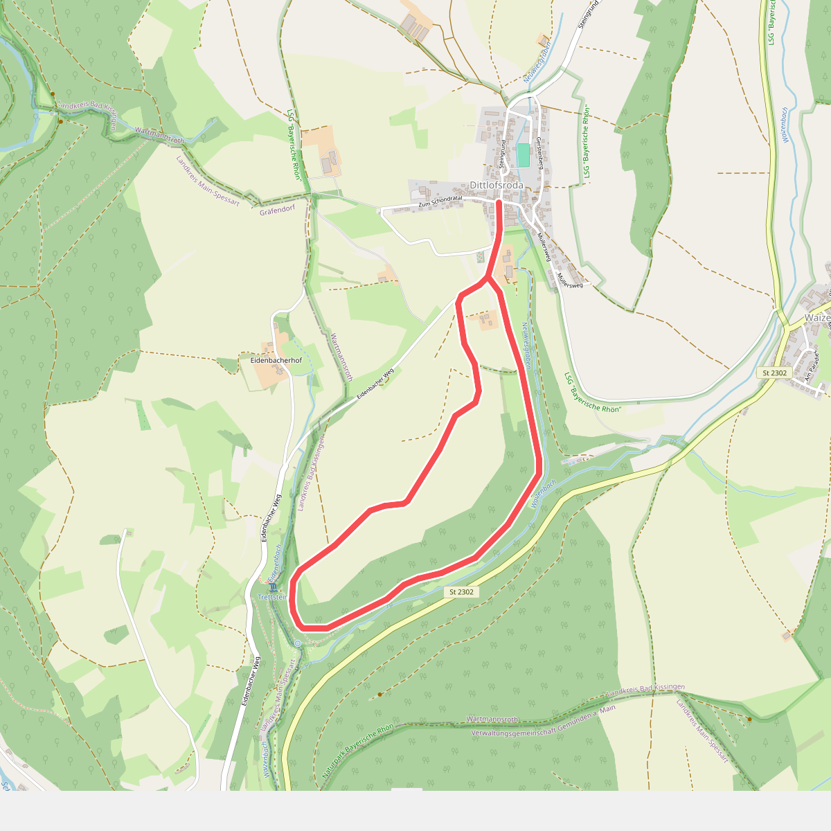Rhönrundweg 10 Wartmannsroth