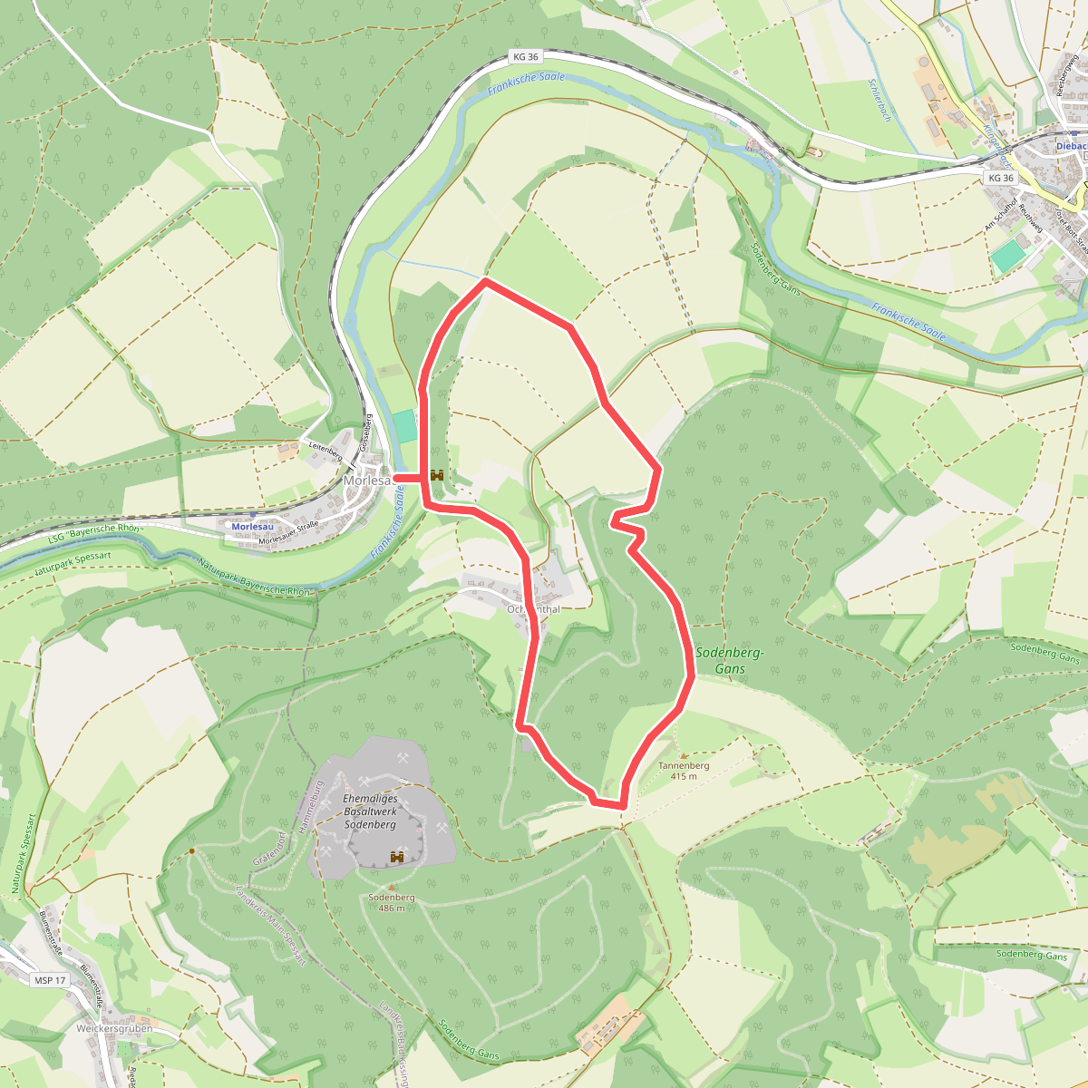 Rhönrundweg Hammelburg 2