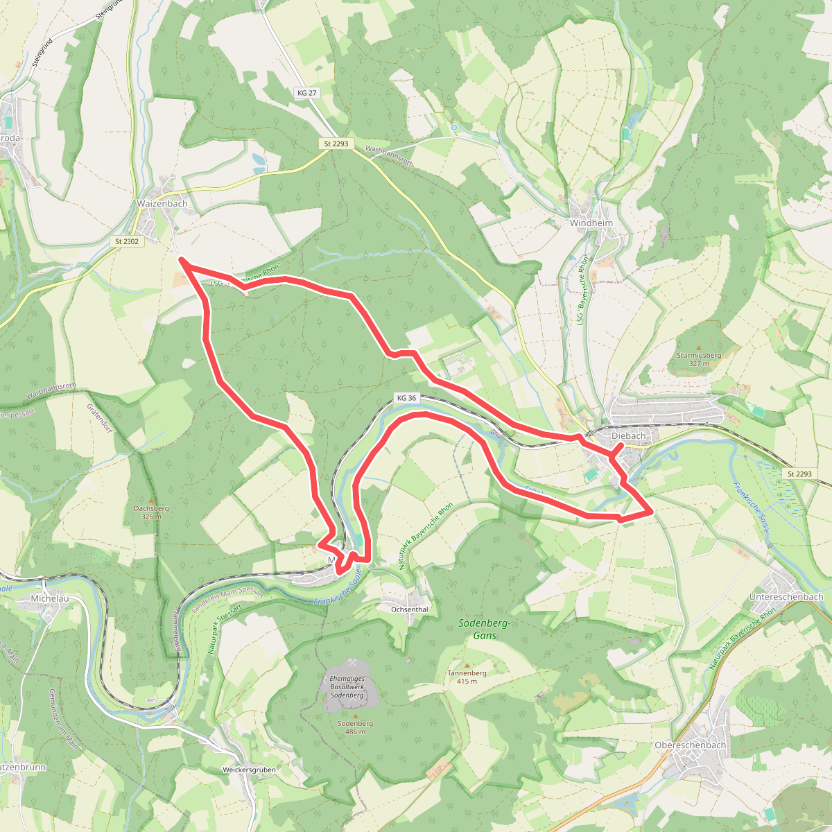 Rhönrundweg Hammelburg 5