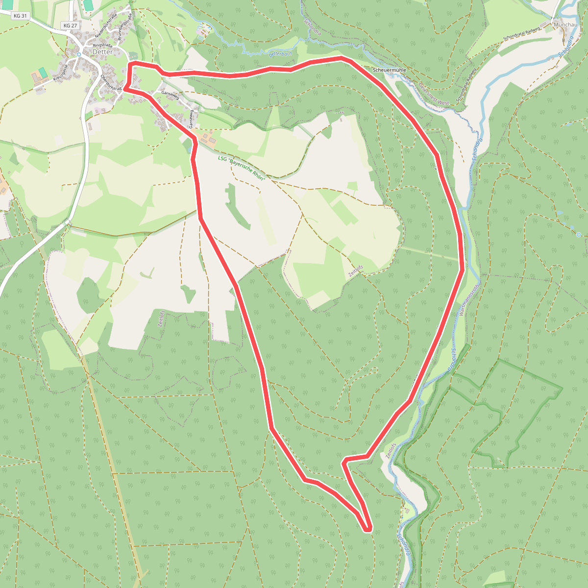 Rhön-Rundwege Zeitlofs 7