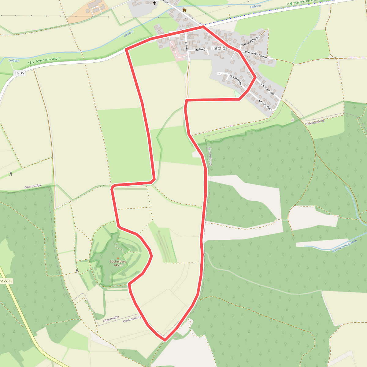 Rhön-Rundweg Oberthulba 8