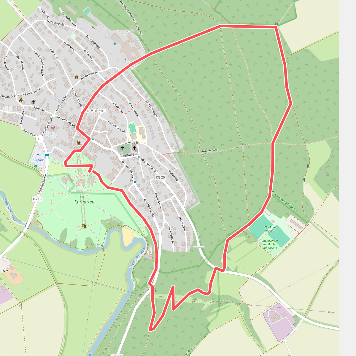 Bad Bocklet - Rundweg BB5