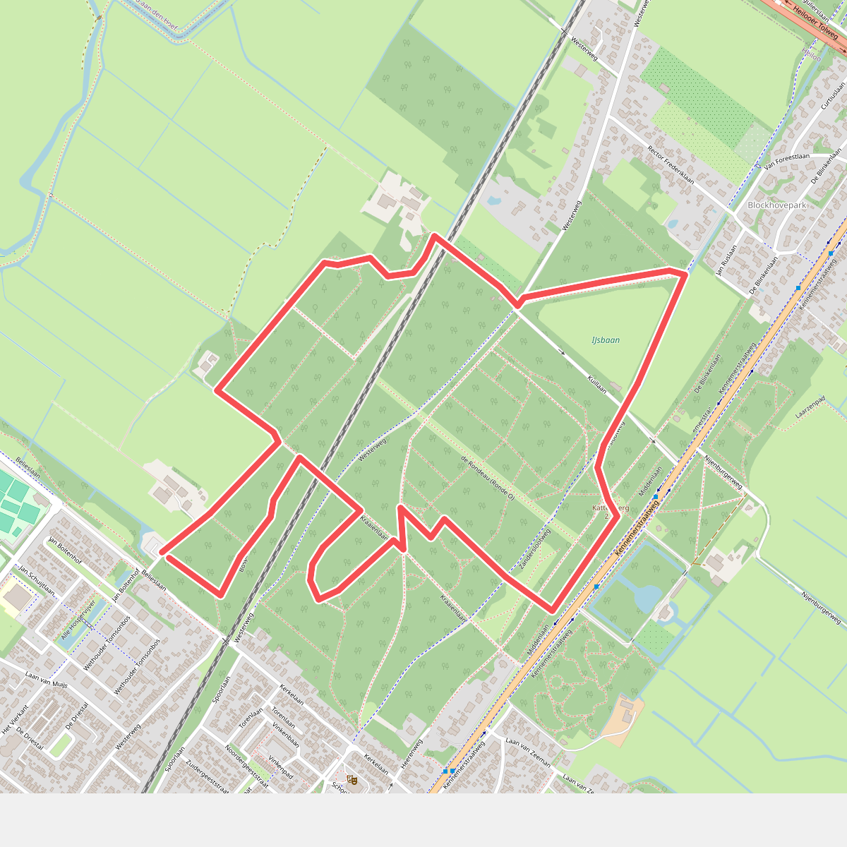 Wandelroute landgoed Nijenburg, vlak bij Alkmaar en Heiloo