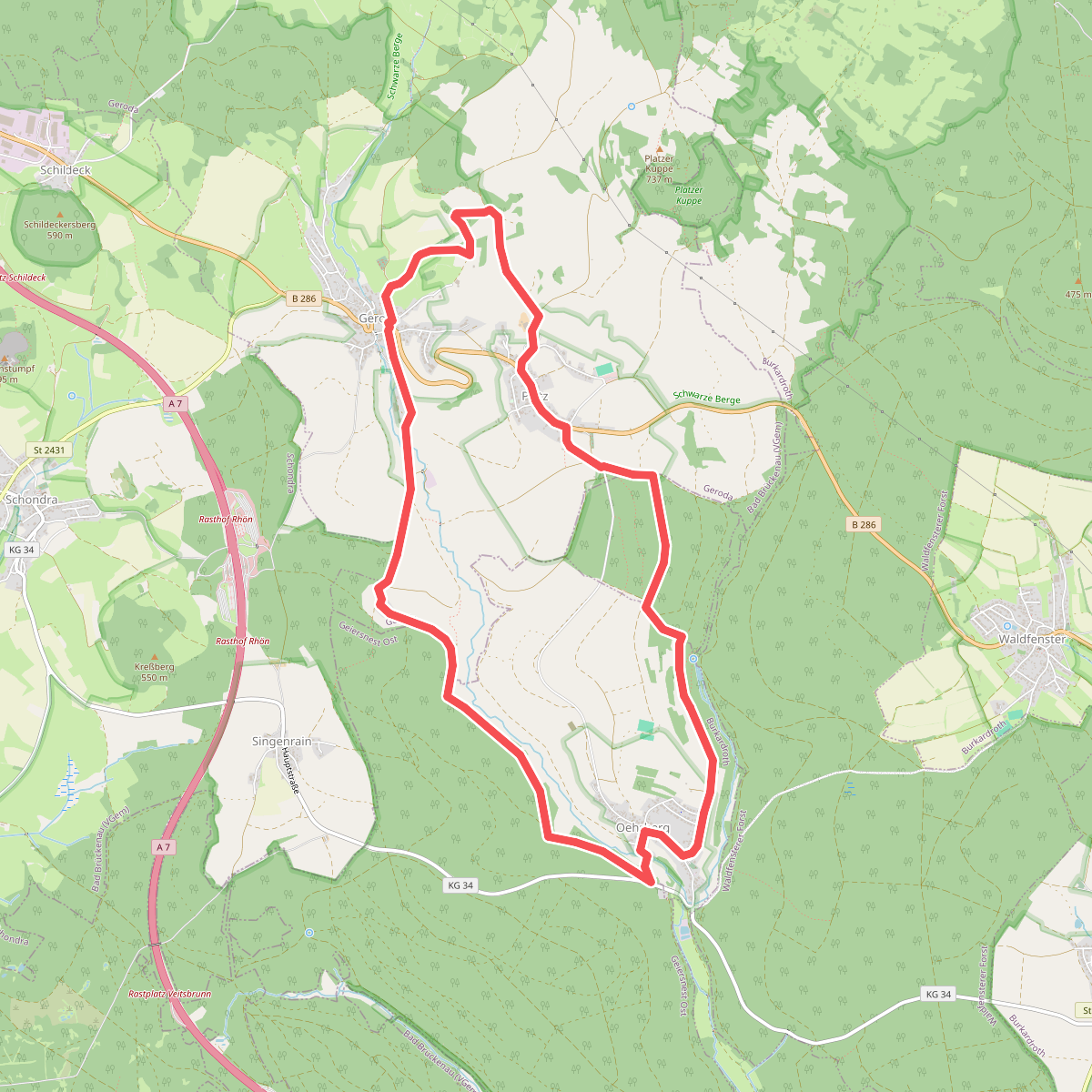 Rhön-Rundweg Burkardroth 15