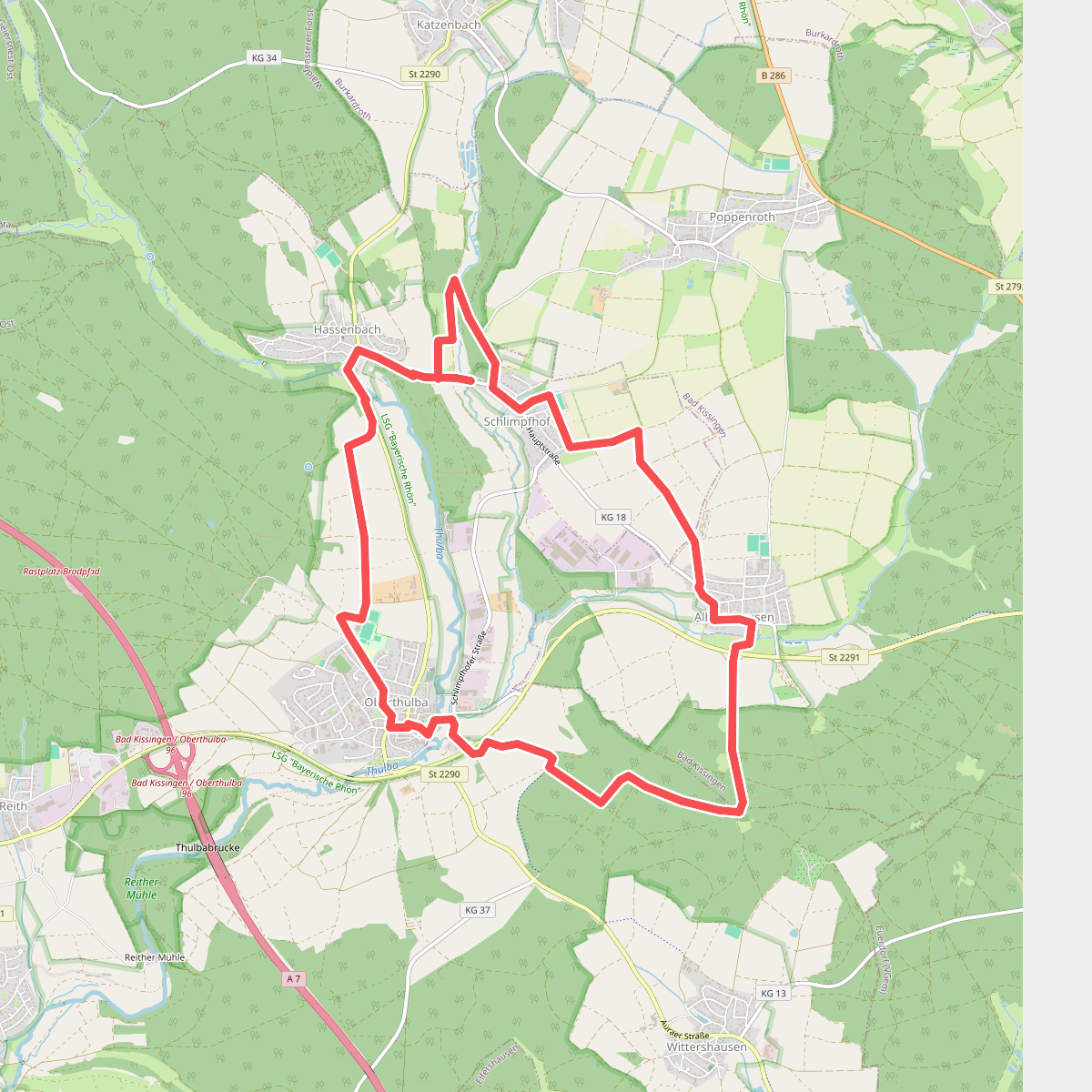 Rhön-Rundweg Oberthulba 2