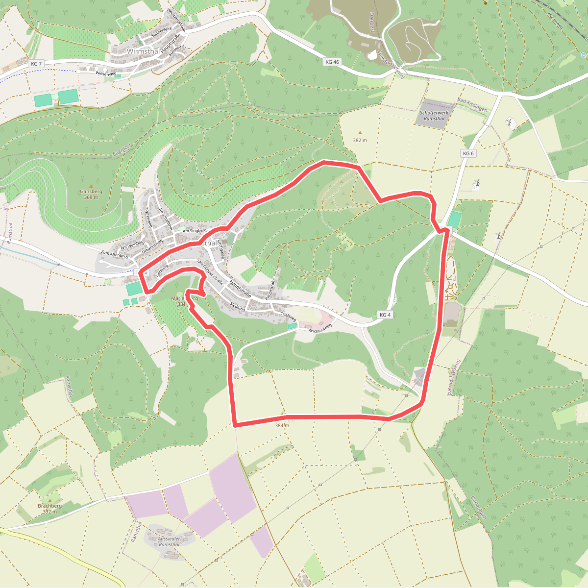 Rhönrundweg Saaletal 8