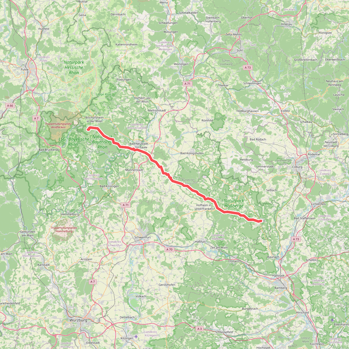 Wallfahrtsweg Ebern Kreuzberg