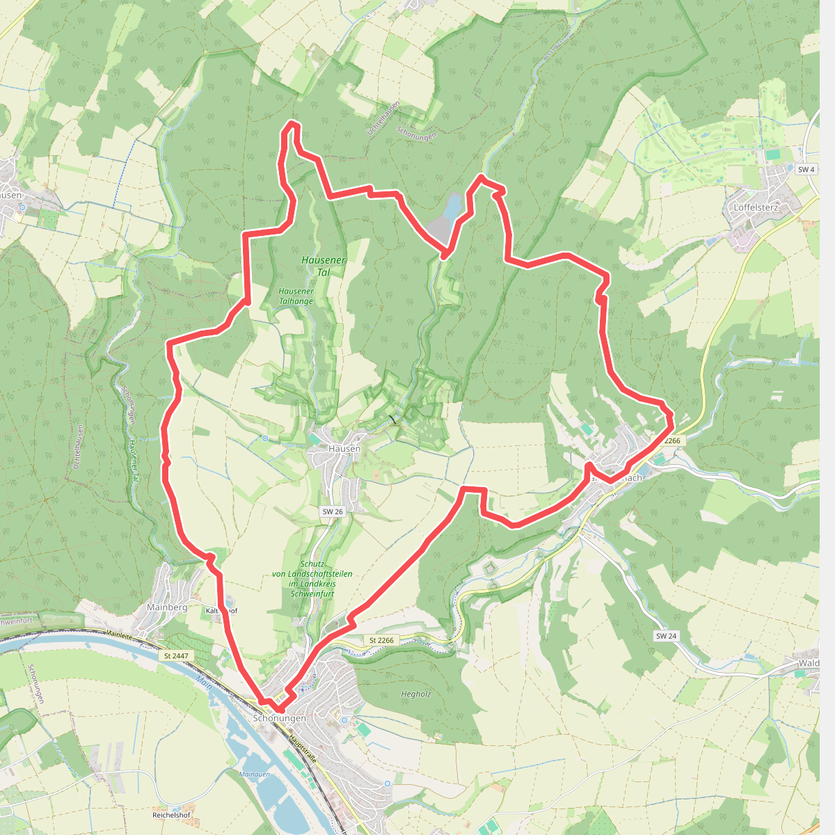 Apfelweg Schonungen