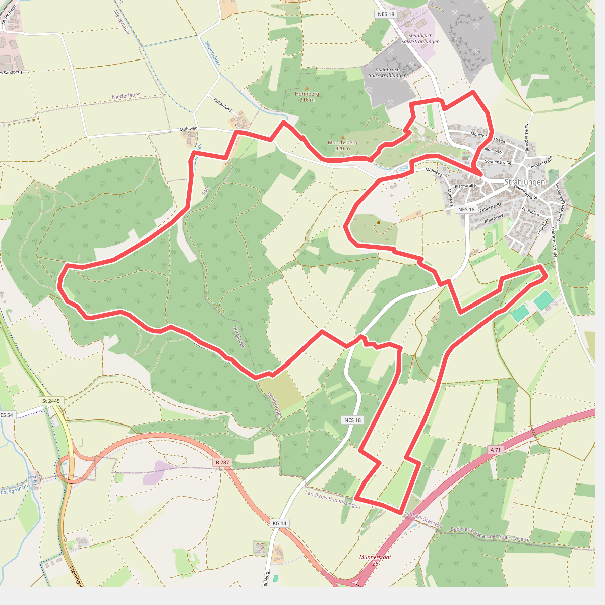 Extratour Strahlungen