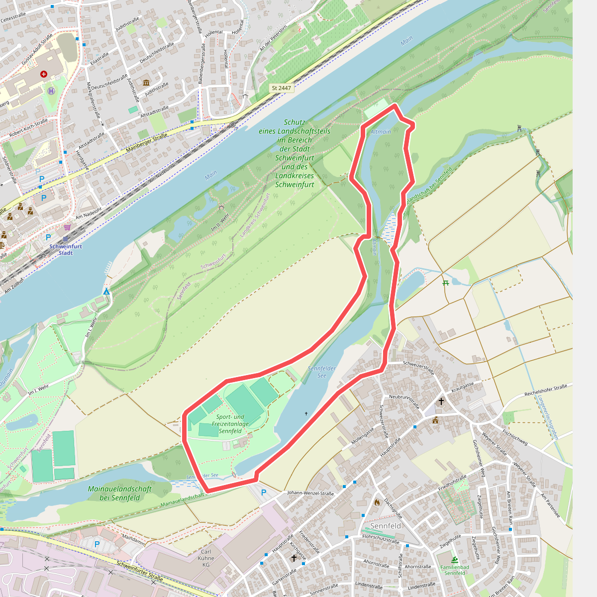 Hase-Weg Sennfeld