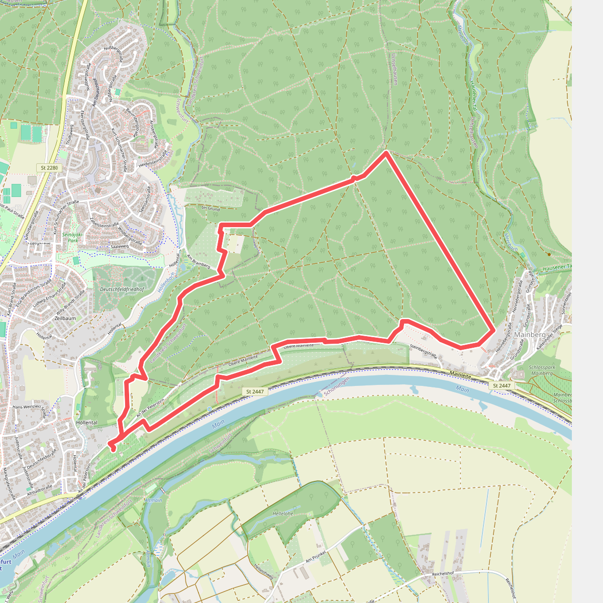 Höllental und Mainblick Schweinfurt