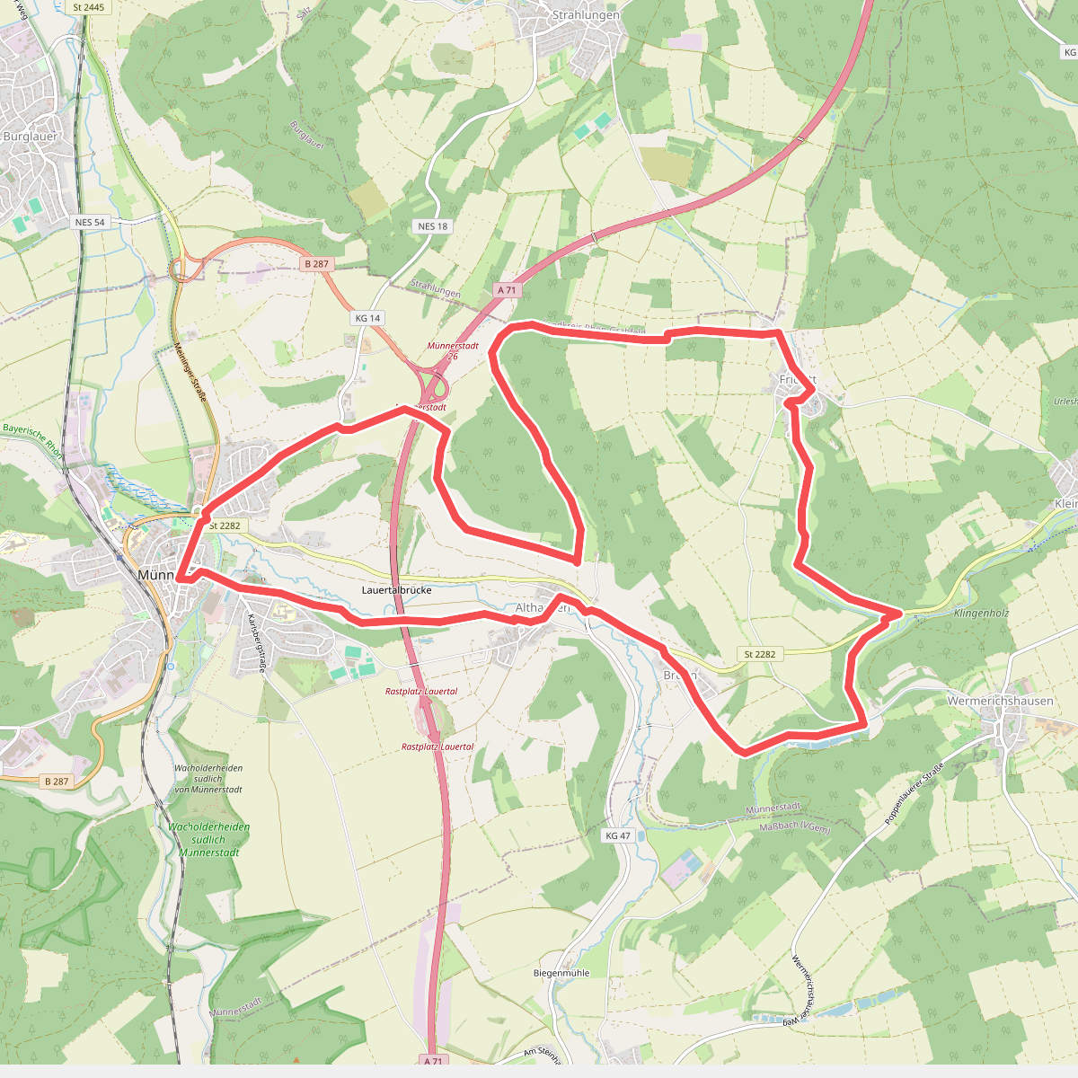 Rhön-Rundweg Münnerstadt 4