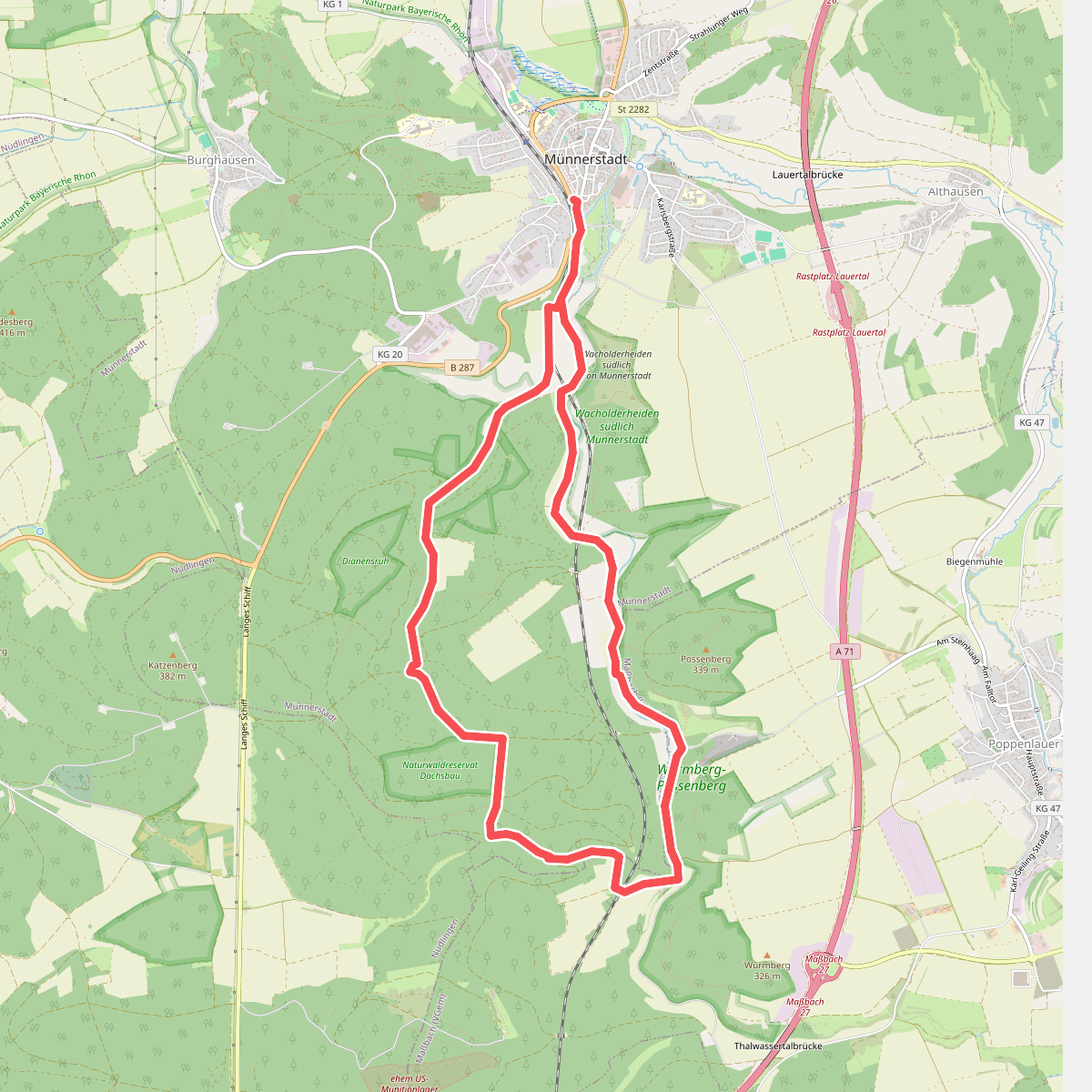 Rhön-Rundweg Münnerstadt 5