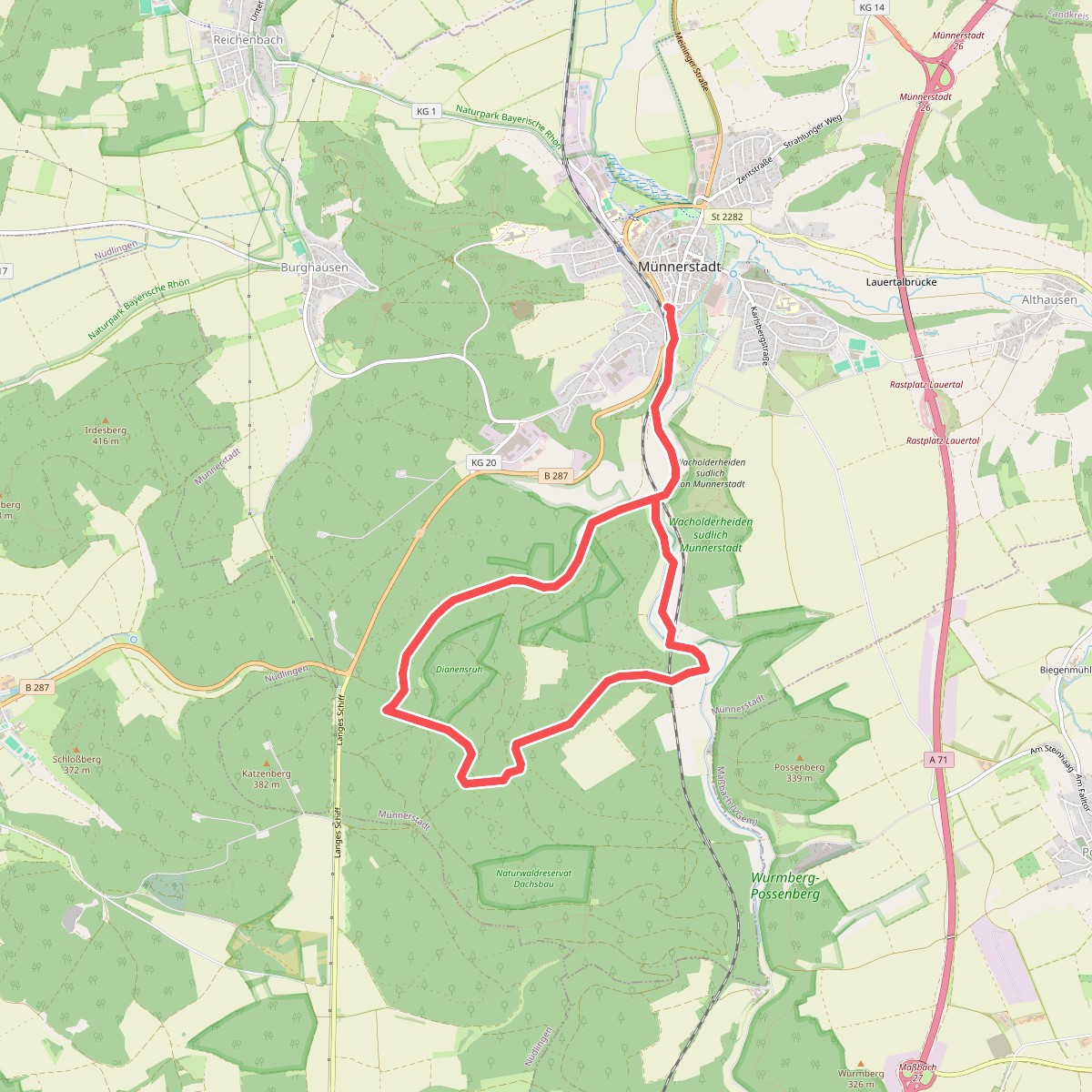 Rhön-Rundweg Münnerstadt 6