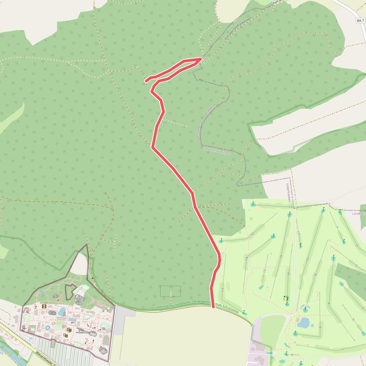 Drei-Franken-Stein-Weg G2