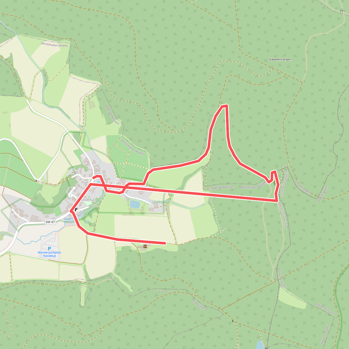 Rundweg Oberschwarzach O3