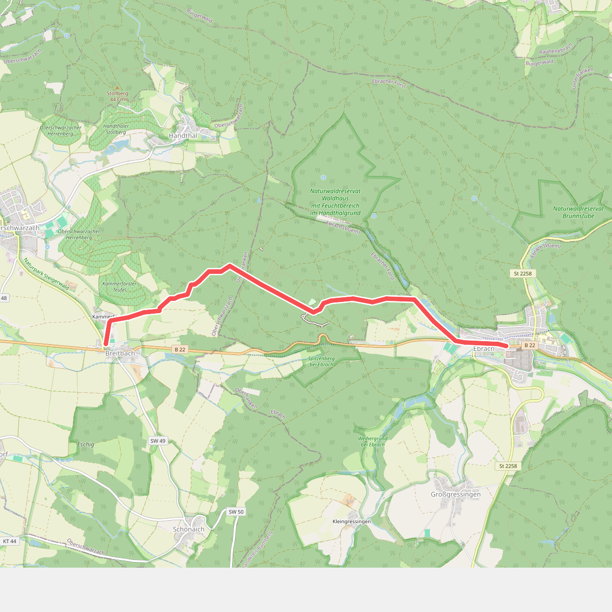 Wanderweg Grüner Tropfen