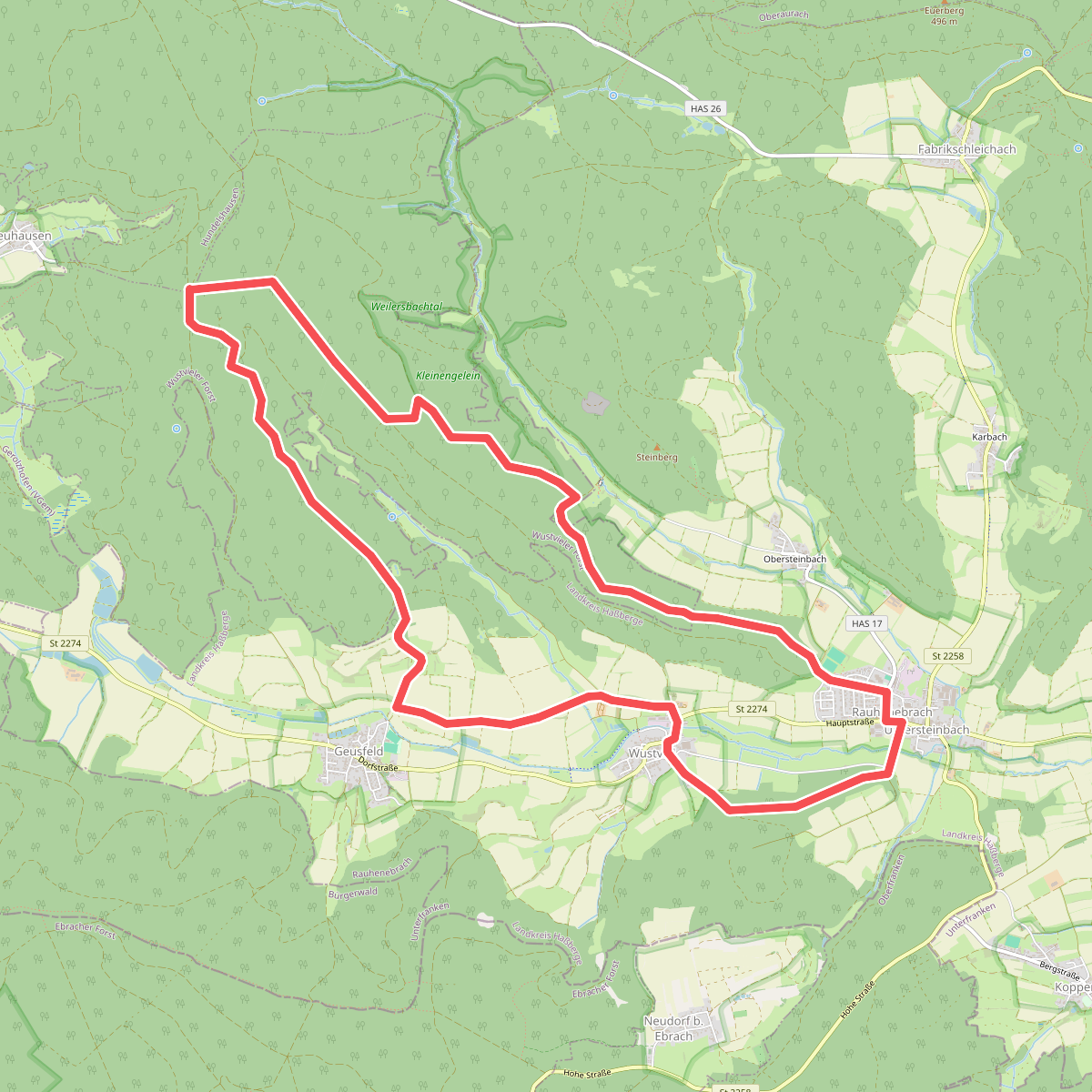 Rundwanderweg Rauhenebrach 2