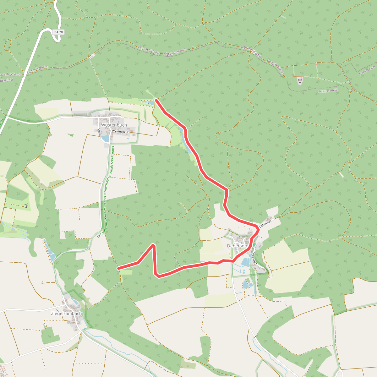 Rundweg Schlüsselfeld S 4