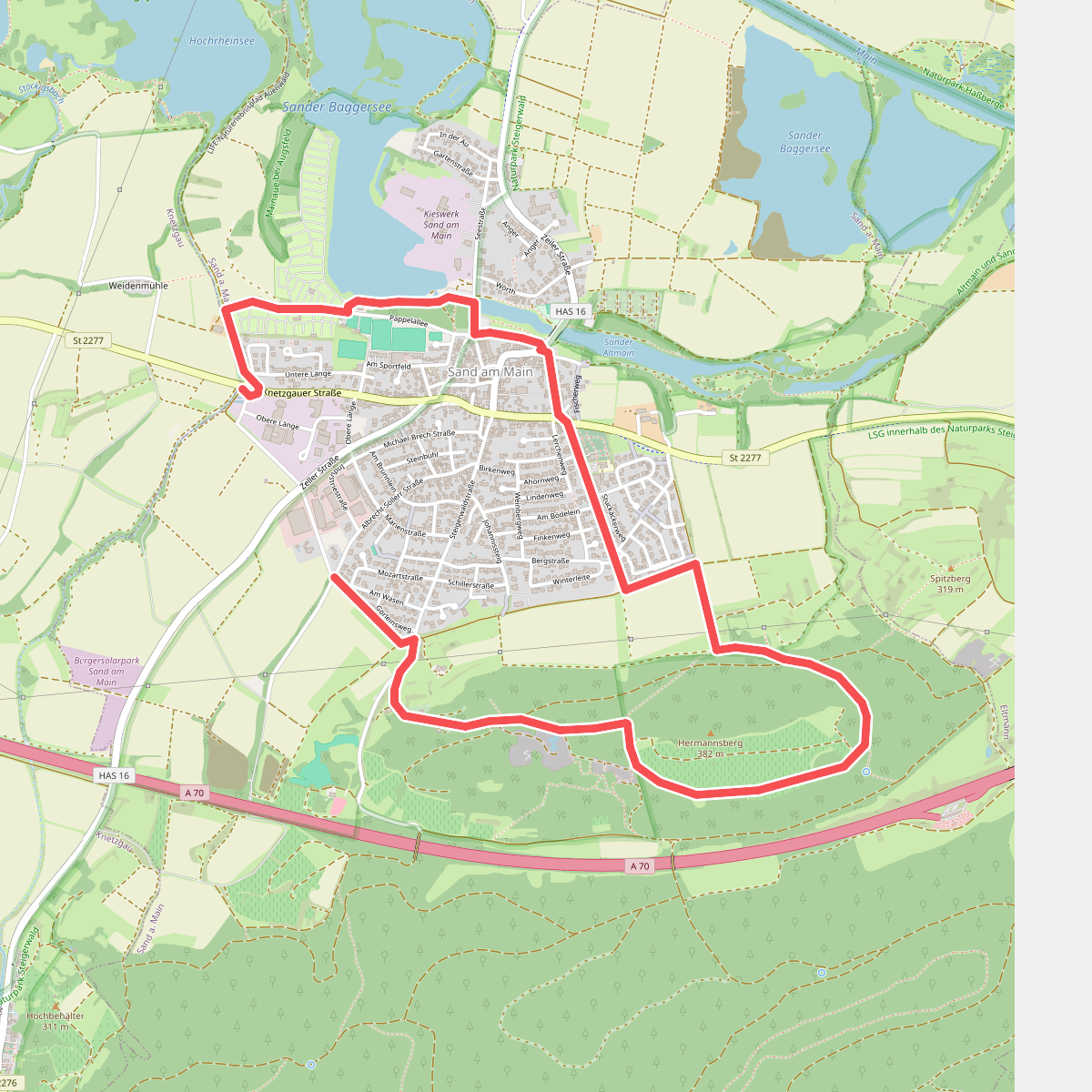 Rundwanderweg Sand S 3
