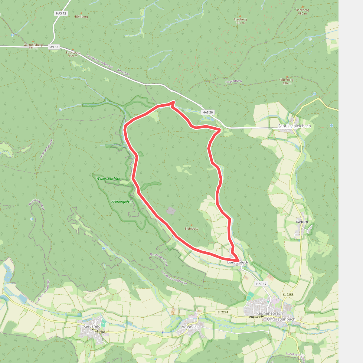 Rundweg Rauhenebrach R 10