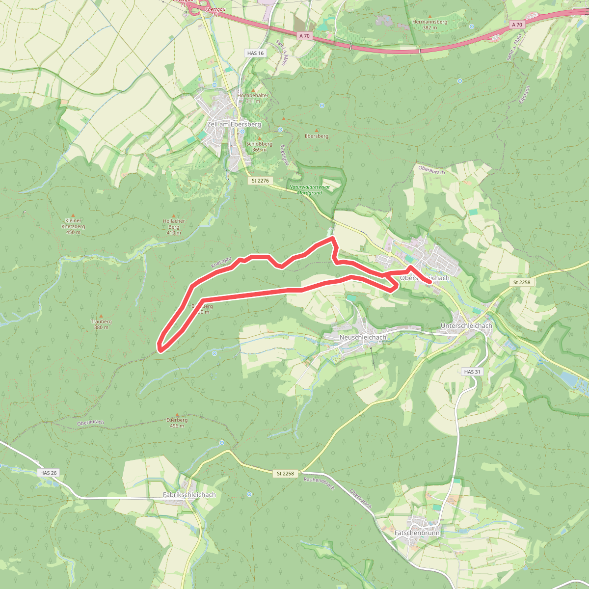 Wanderweg Rennerkreuz