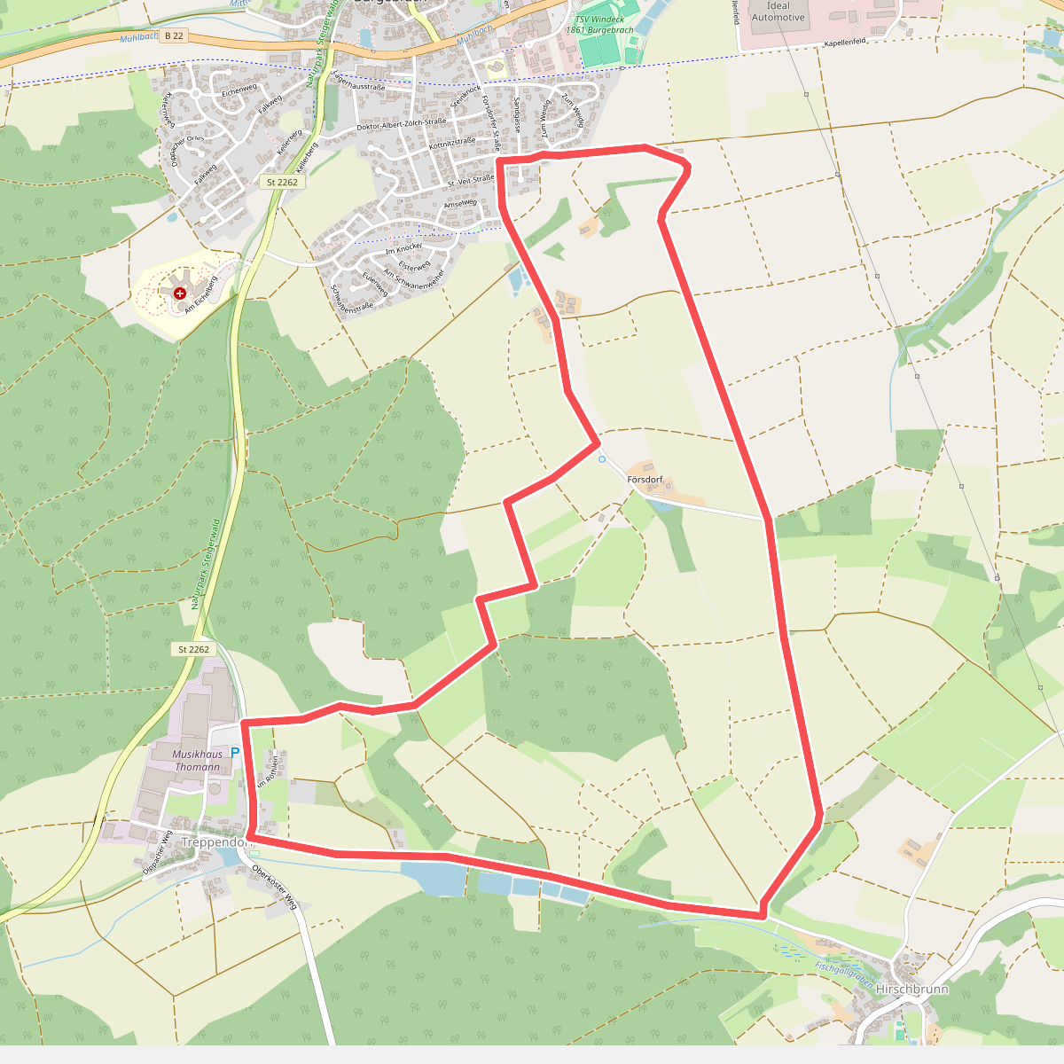 Rundweg Burgebrach B 1