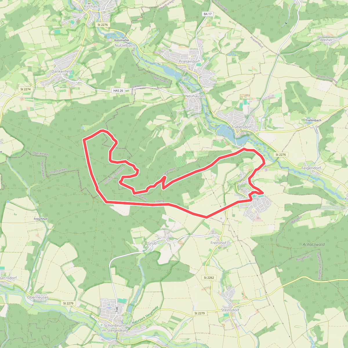 Rundweg Lisberg L 1 "Friedleinsweg"