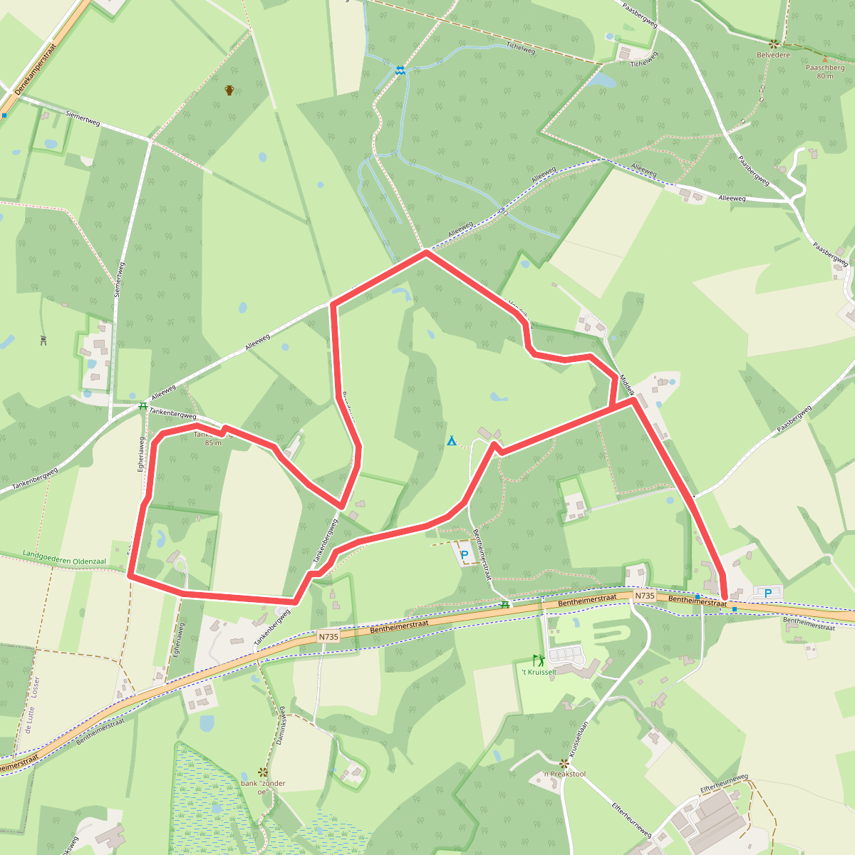 Dassen Hendrik Pad, Egheria bij De Lutte