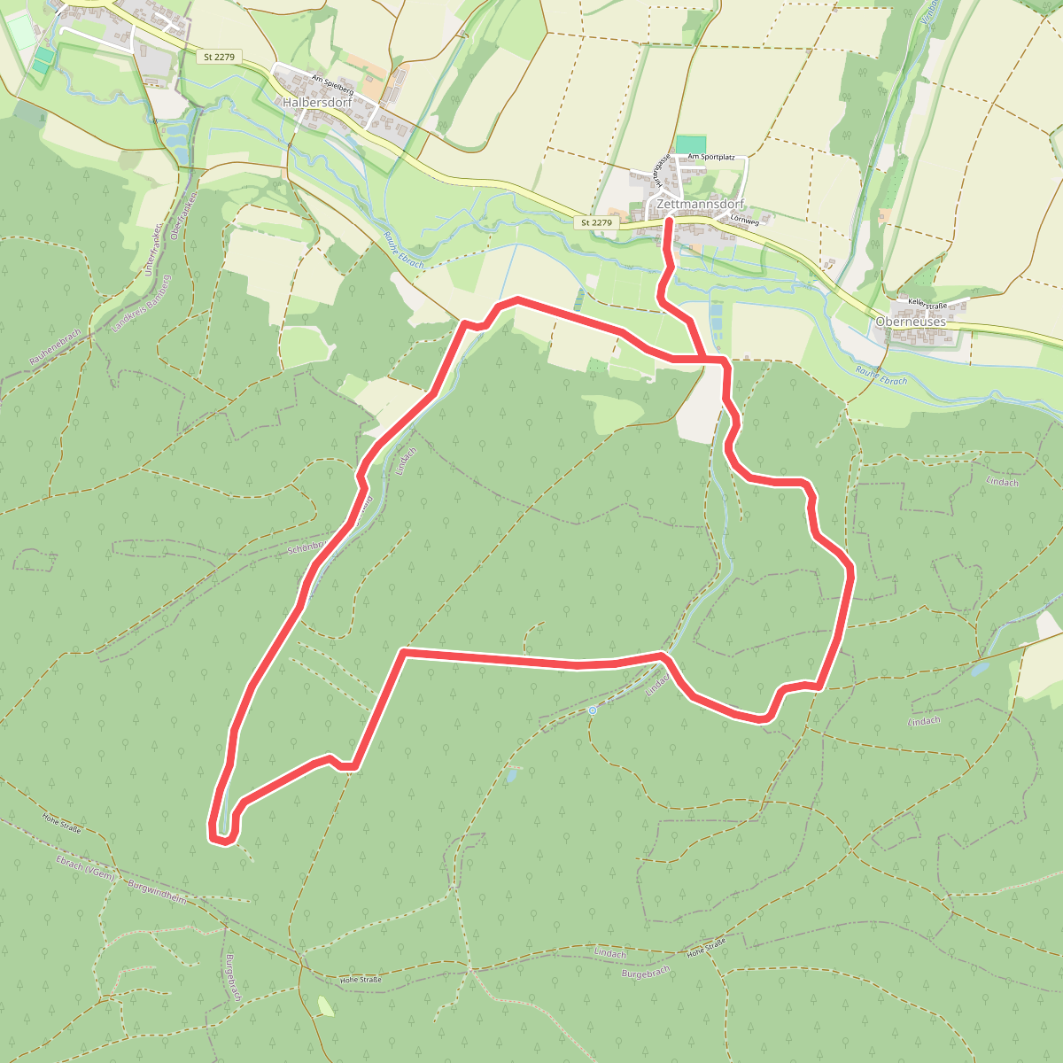 Rundweg Schönbrunn im Steigerwald S 1