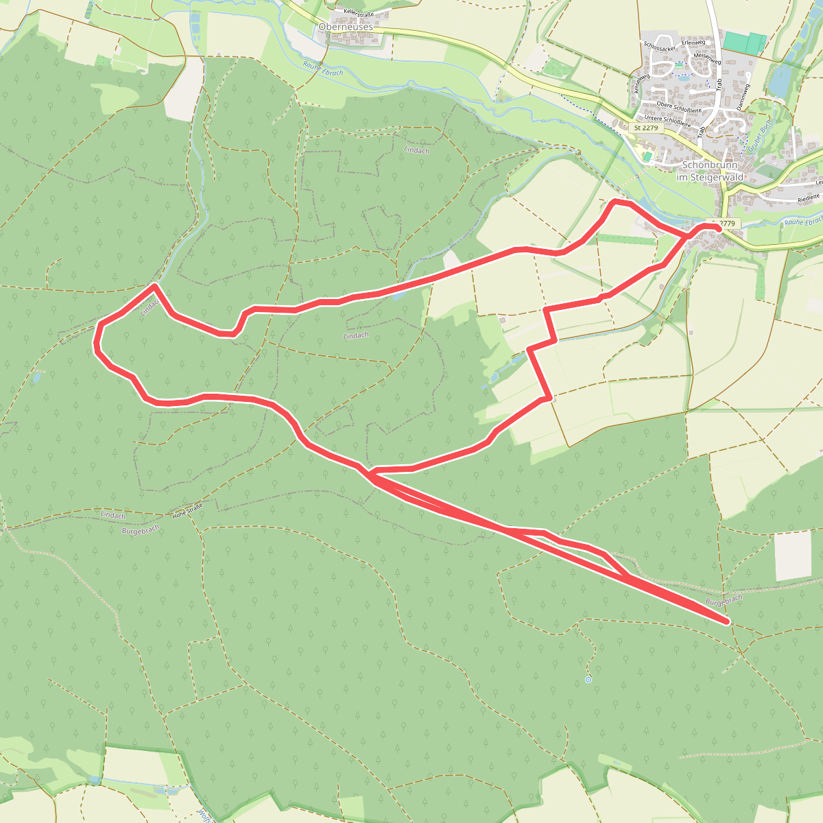 Rundweg Schönbrunn im Steigerwald S 3