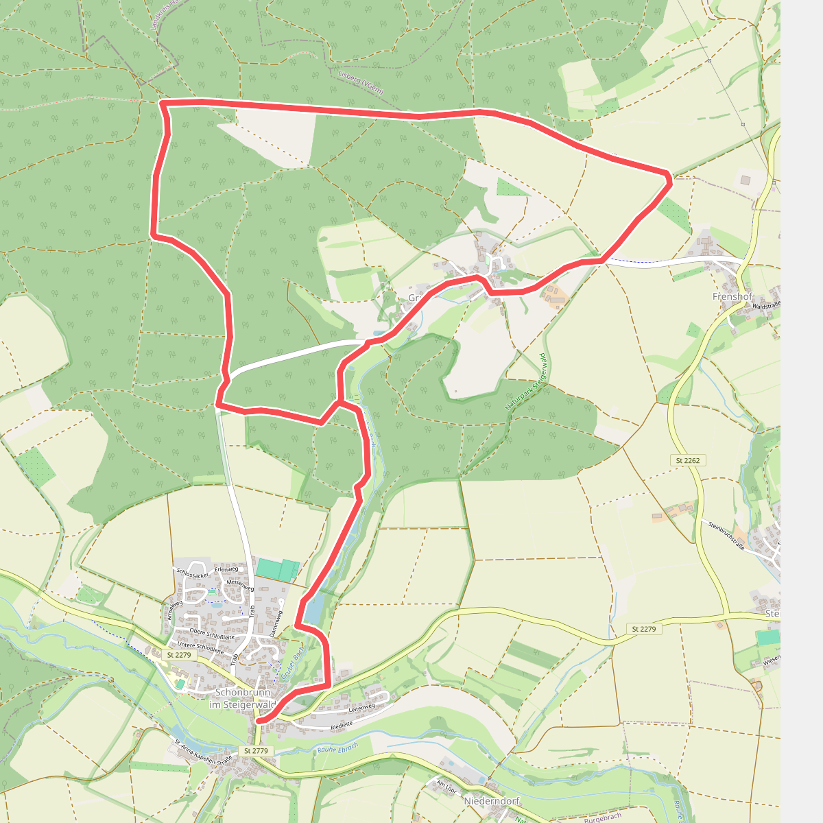 Rundweg Schönbrunn S 4 "Luitpoldweg"