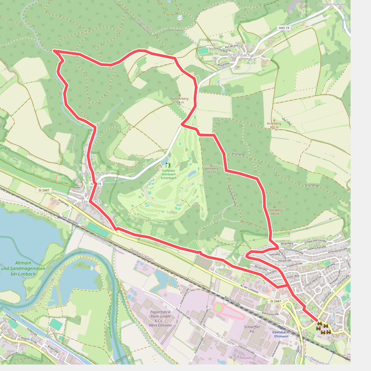 Hirschkäfer-Wanderweg Ebelsbach