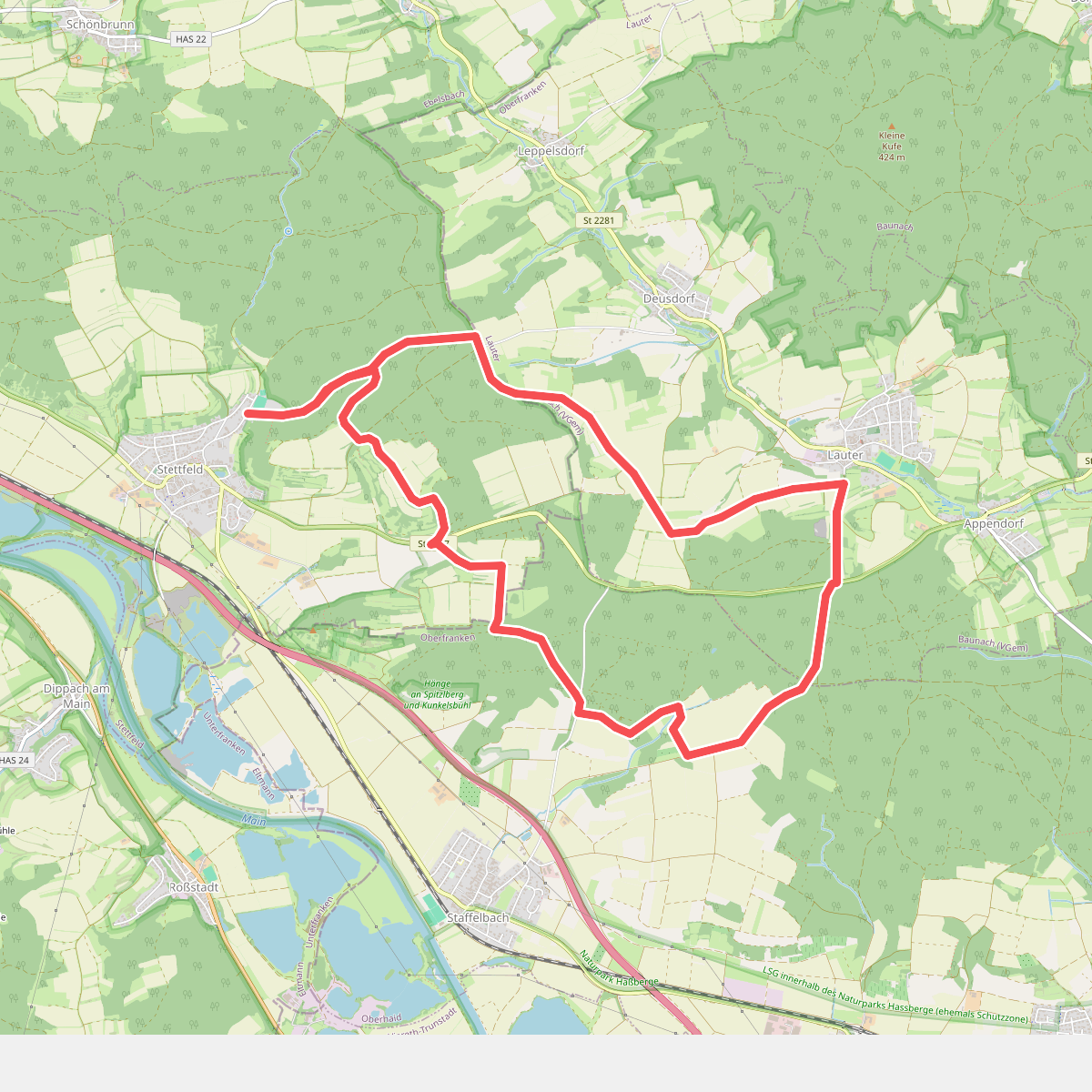 Rundwanderweg Fasan Stettfeld
