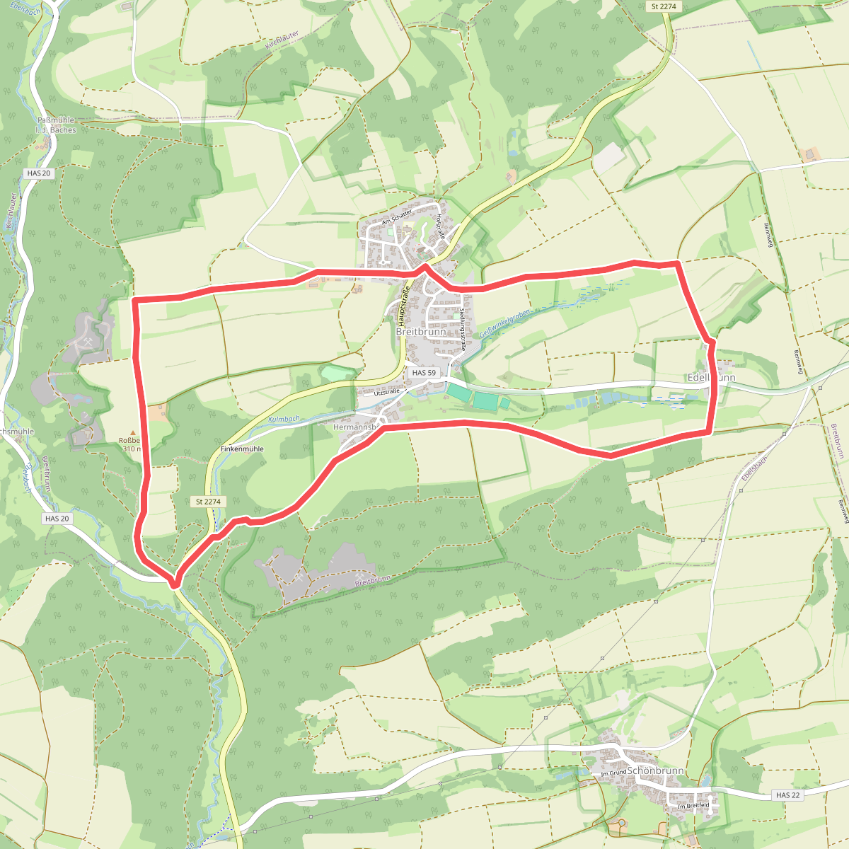 Rundwanderweg Specht Breitbrunn